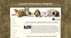 Desktop Screenshot of lecantovethospital.com