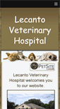 Mobile Screenshot of lecantovethospital.com